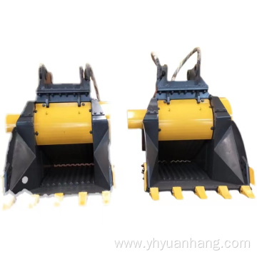 excavator rock crusher and stone crusher bucket